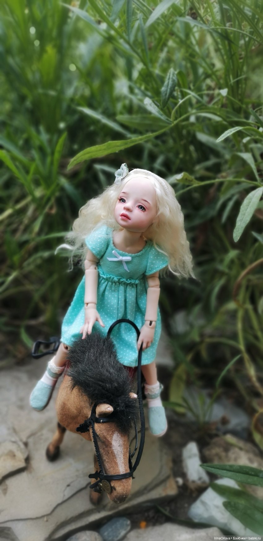 Сонечка и лошадка 🐎 | Бэйбики Сонечка и лошадка 🐎 — Авторские куклы BJD (БЖД) у нас дома: фото