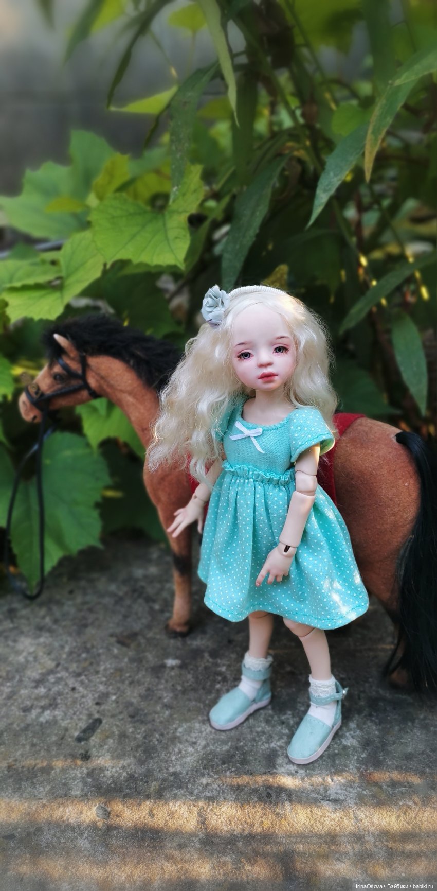 Сонечка и лошадка 🐎 | Бэйбики Сонечка и лошадка 🐎 — Авторские куклы BJD (БЖД) у нас дома: фото (фото 10)