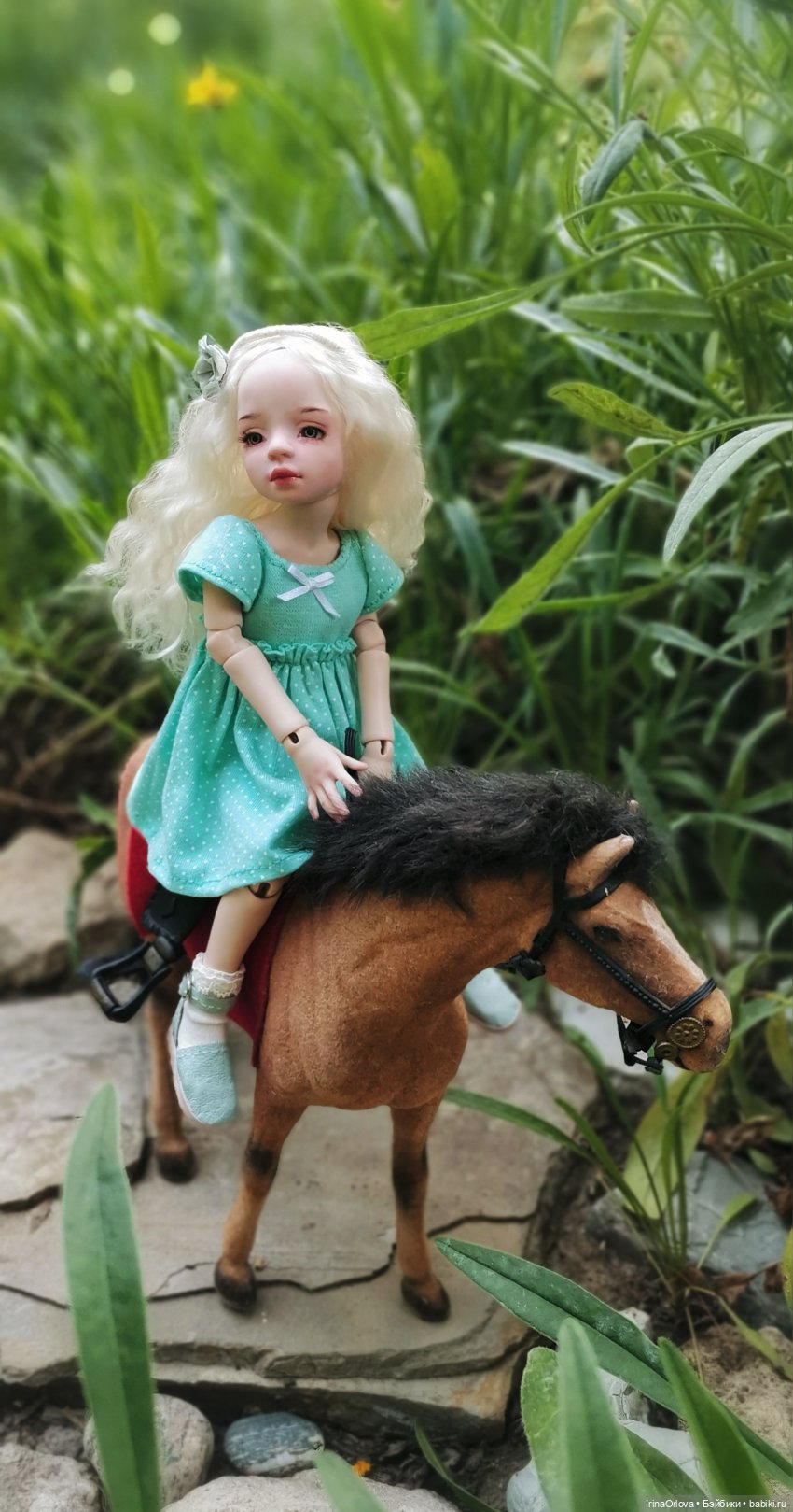 Сонечка и лошадка 🐎 | Бэйбики Сонечка и лошадка 🐎 — Авторские куклы BJD (БЖД) у нас дома: фото