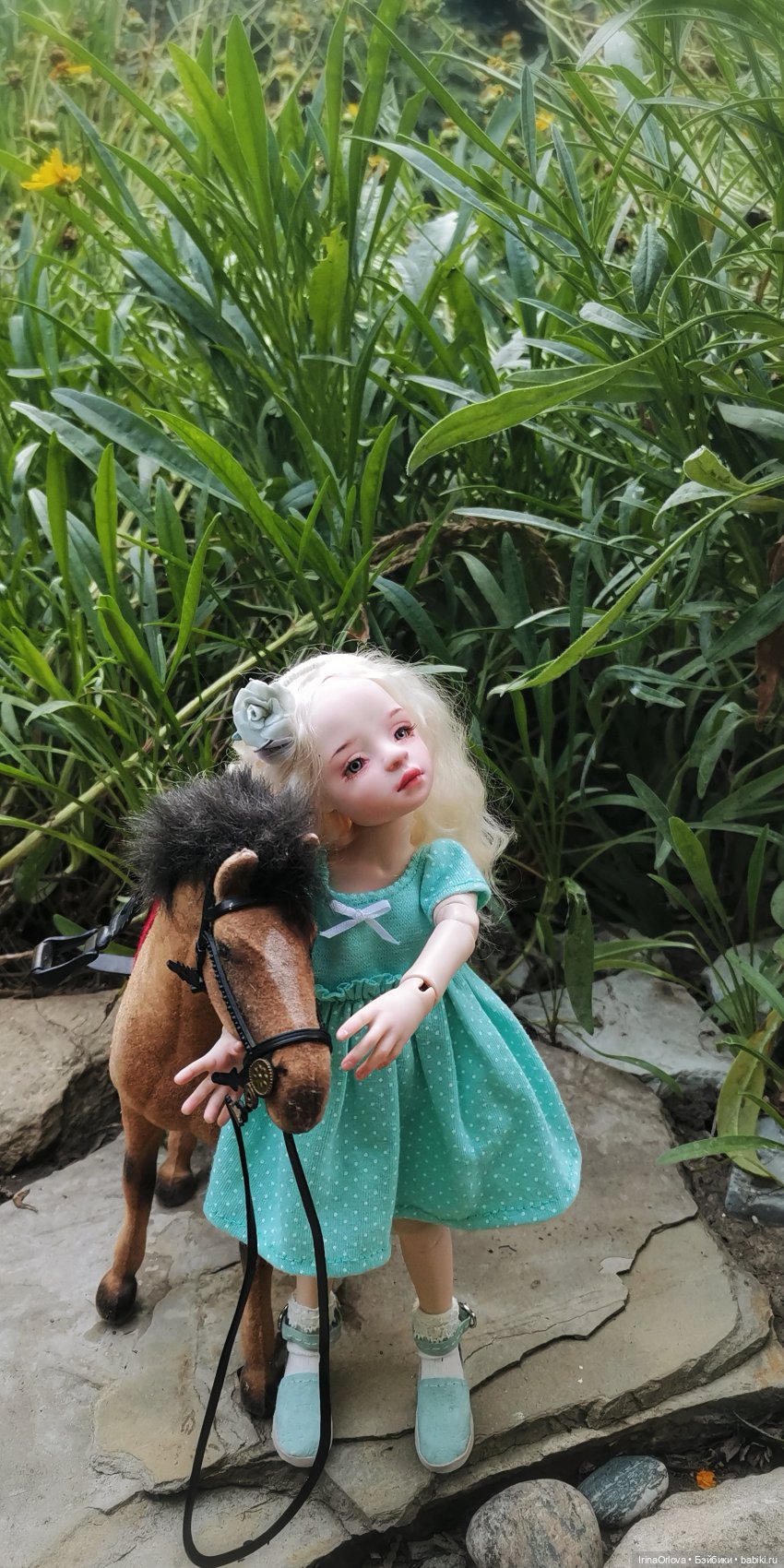 Сонечка и лошадка 🐎 | Бэйбики Сонечка и лошадка 🐎 — Авторские куклы BJD (БЖД) у нас дома: фото (фото 4)