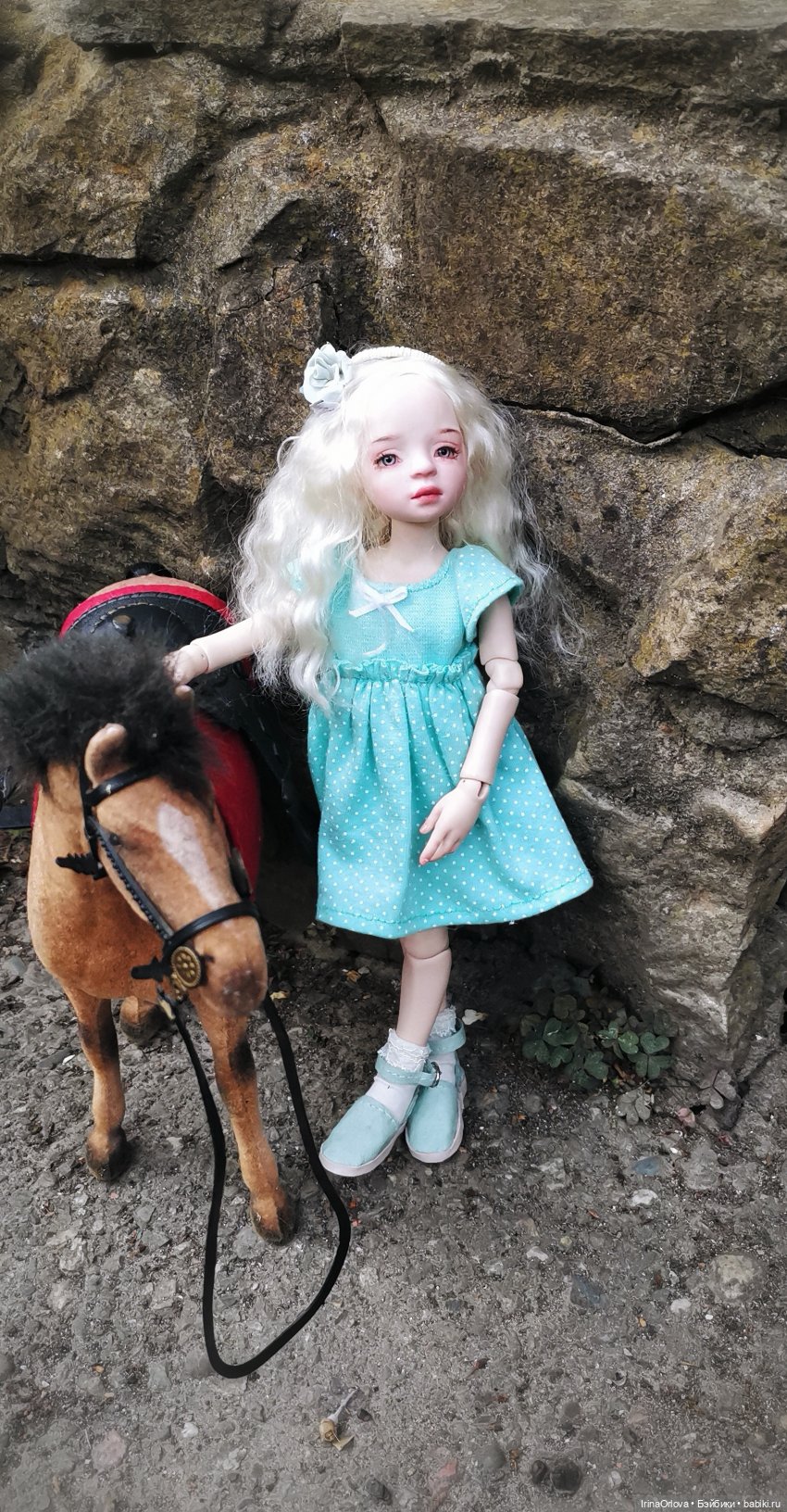 Сонечка и лошадка 🐎 | Бэйбики Сонечка и лошадка 🐎 — Авторские куклы BJD (БЖД) у нас дома: фото