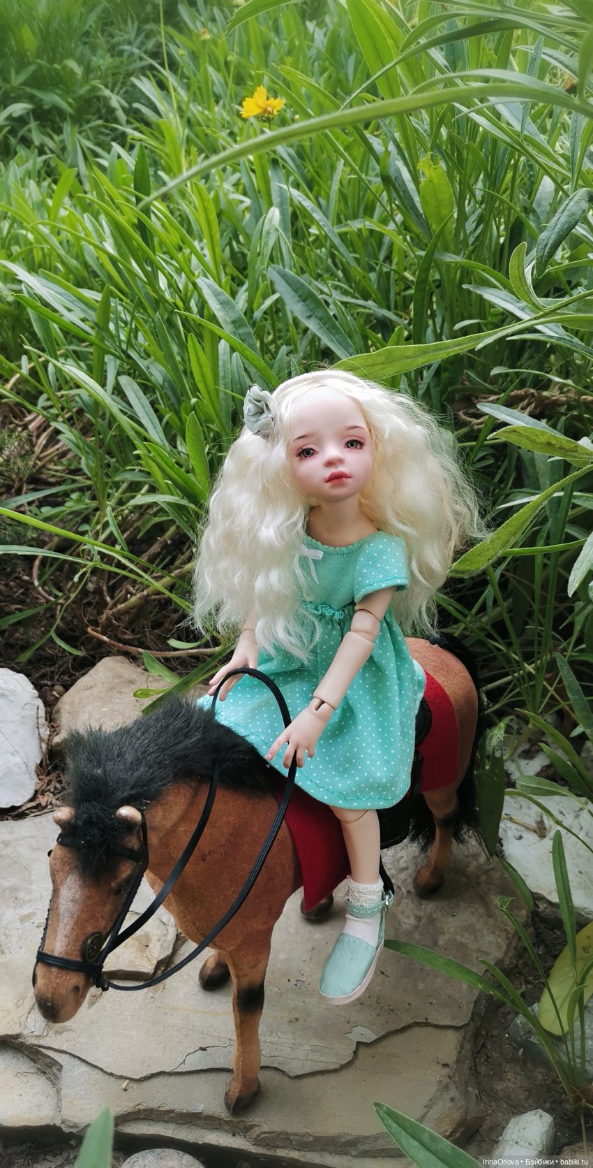 Сонечка и лошадка 🐎 | Бэйбики Сонечка и лошадка 🐎 — Авторские куклы BJD (БЖД) у нас дома: фото
