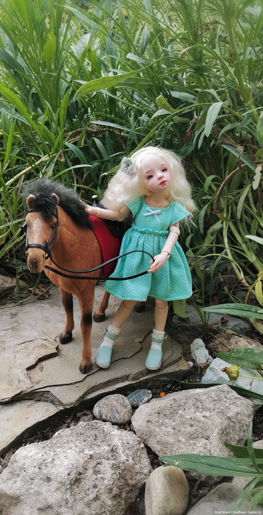 Сонечка и лошадка 🐎 | Бэйбики Сонечка и лошадка 🐎 — Авторские куклы BJD (БЖД) у нас дома: фото