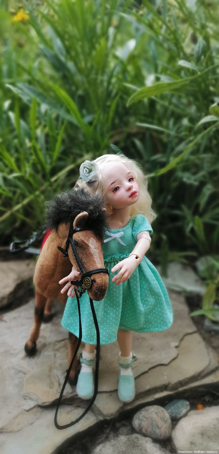 Сонечка и лошадка 🐎 | Бэйбики Сонечка и лошадка 🐎 — Авторские куклы BJD (БЖД) у нас дома: фото (фото 9)