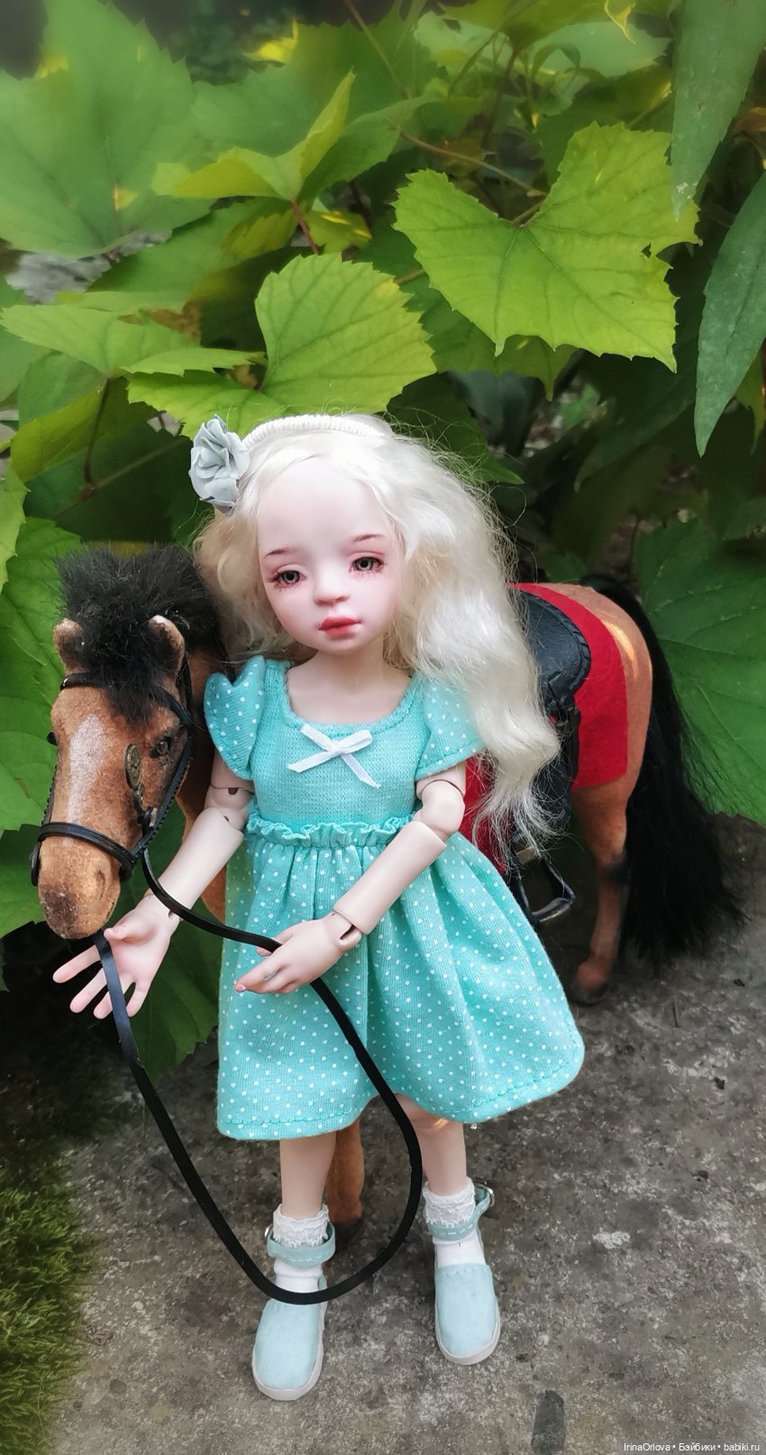 Сонечка и лошадка 🐎 | Бэйбики Сонечка и лошадка 🐎 — Авторские куклы BJD (БЖД) у нас дома: фото (фото 5)