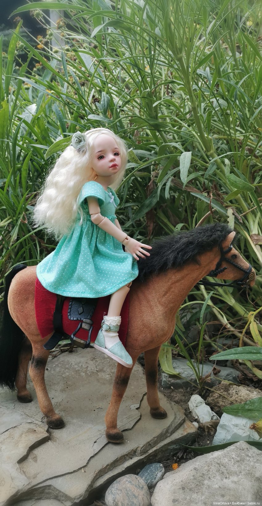 Сонечка и лошадка 🐎 | Бэйбики Сонечка и лошадка 🐎 — Авторские куклы BJD (БЖД) у нас дома: фото