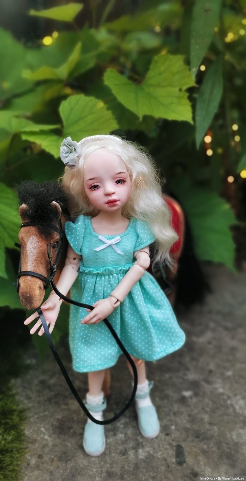 Сонечка и лошадка 🐎 | Бэйбики Сонечка и лошадка 🐎 — Авторские куклы BJD (БЖД) у нас дома: фото