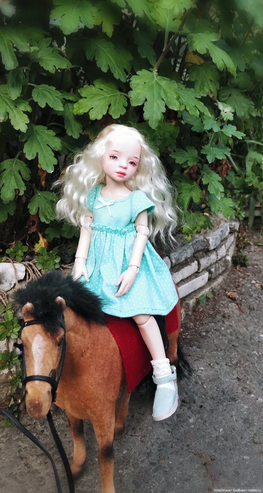 Сонечка и лошадка 🐎 | Бэйбики Сонечка и лошадка 🐎 — Авторские куклы BJD (БЖД) у нас дома: фото