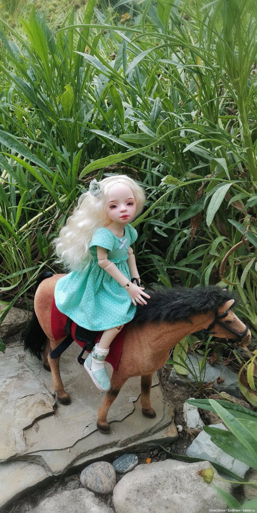 Сонечка и лошадка 🐎 | Бэйбики Сонечка и лошадка 🐎 — Авторские куклы BJD (БЖД) у нас дома: фото