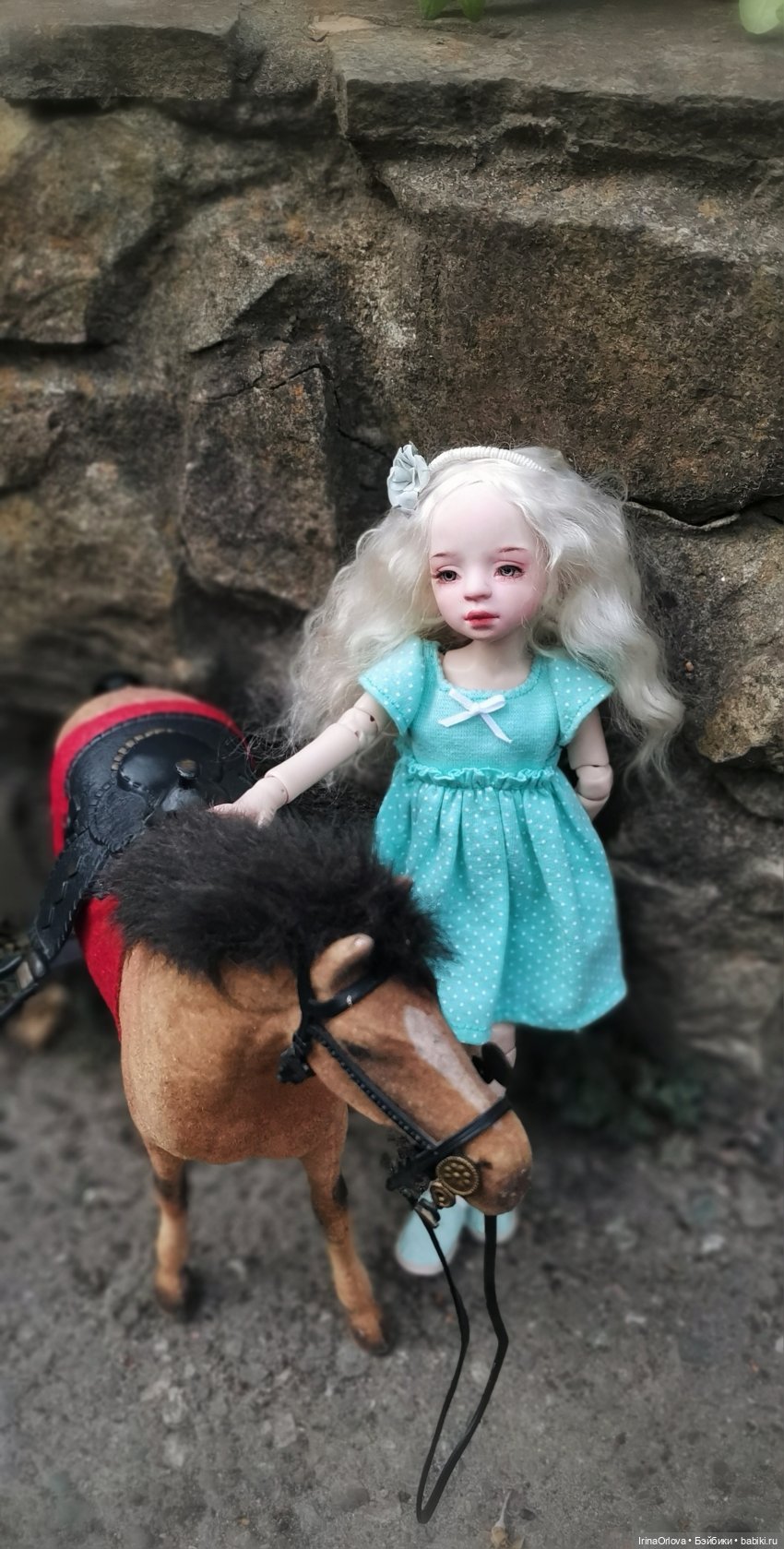 Сонечка и лошадка 🐎 | Бэйбики Сонечка и лошадка 🐎 — Авторские куклы BJD (БЖД) у нас дома: фото