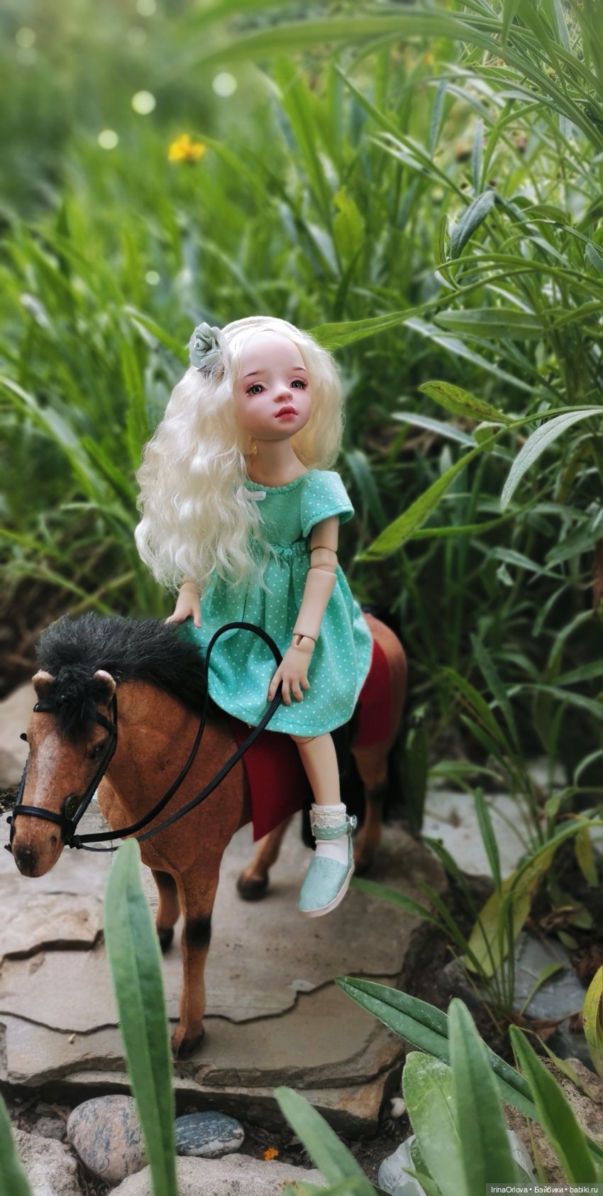 Сонечка и лошадка 🐎 | Бэйбики Сонечка и лошадка 🐎 — Авторские куклы BJD (БЖД) у нас дома: фото