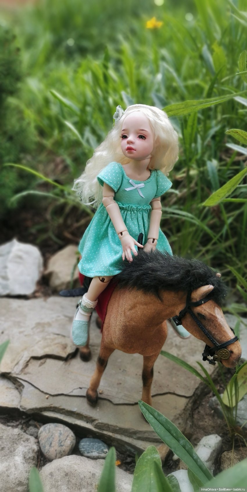 Сонечка и лошадка 🐎 | Бэйбики Сонечка и лошадка 🐎 — Авторские куклы BJD (БЖД) у нас дома: фото