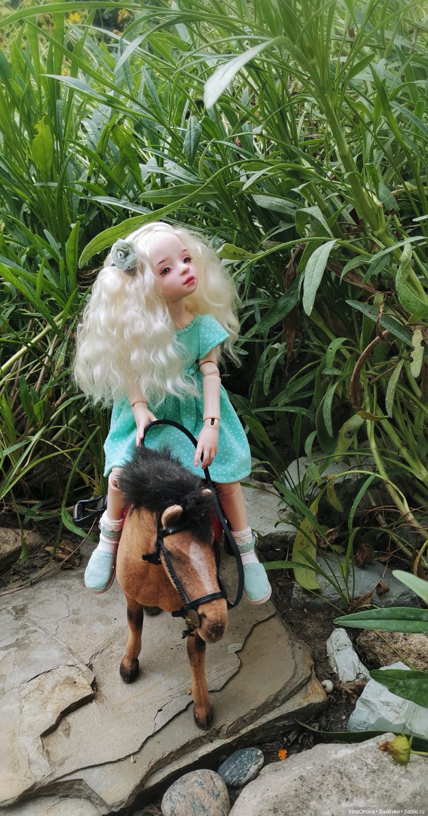 Сонечка и лошадка 🐎 | Бэйбики Сонечка и лошадка 🐎 — Авторские куклы BJD (БЖД) у нас дома: фото