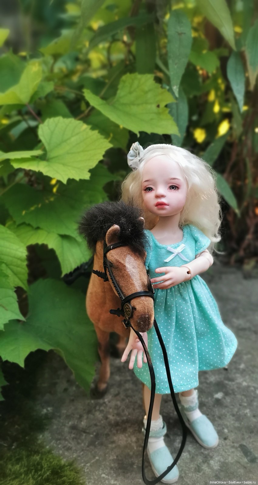 Сонечка и лошадка 🐎 | Бэйбики Сонечка и лошадка 🐎 — Авторские куклы BJD (БЖД) у нас дома: фото (фото 3)