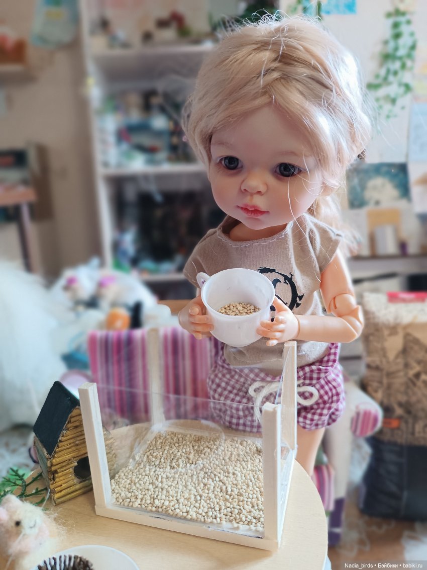 Как мы с Аришкой хомяков в дома селили)) (фото 4)