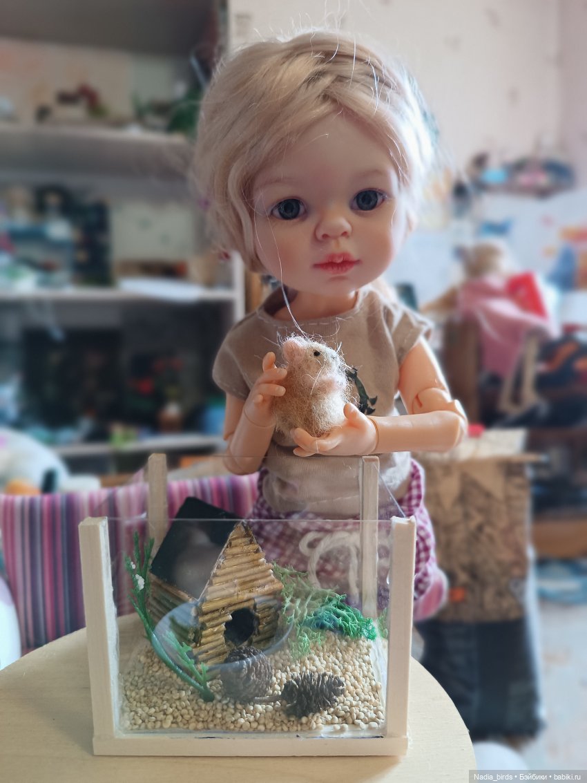 Как мы с Аришкой хомяков в дома селили)) (фото 7)