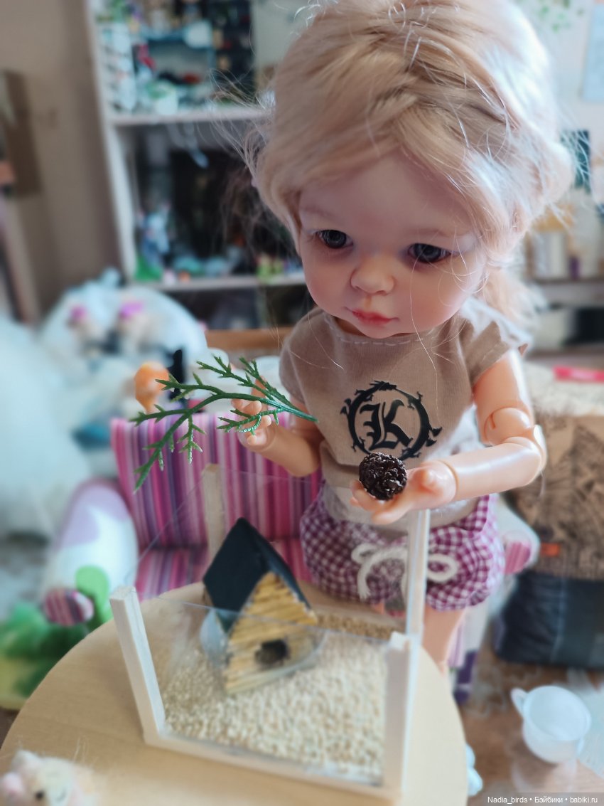 Как мы с Аришкой хомяков в дома селили)) (фото 6)