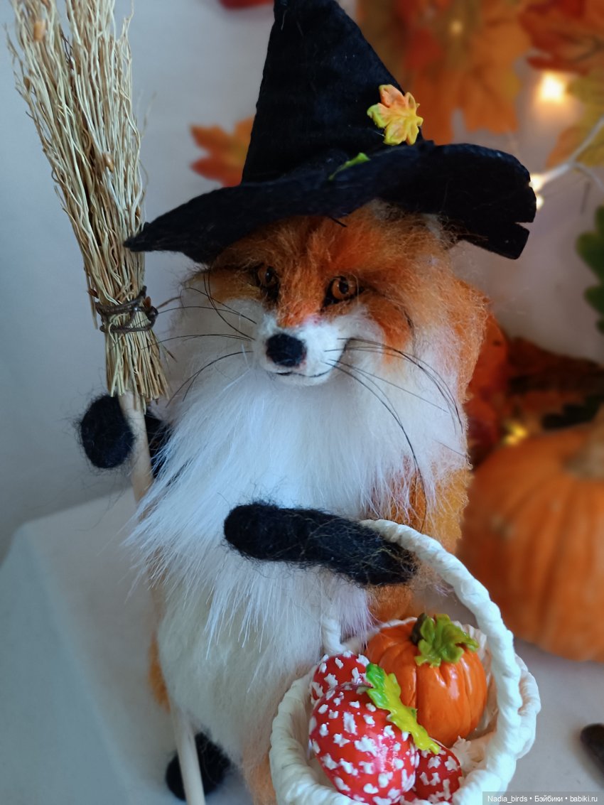 Лисья магия — Валяные игрушки из шерсти: сухое валяние (фото 2)