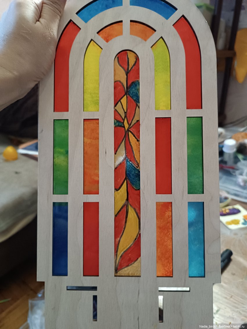Витражное окно в румбокс или фотофон (фото 9)