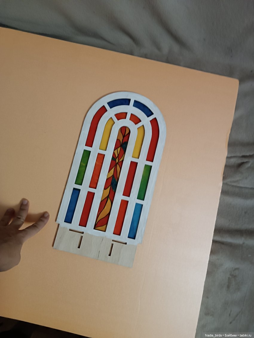 Витражное окно в румбокс или фотофон