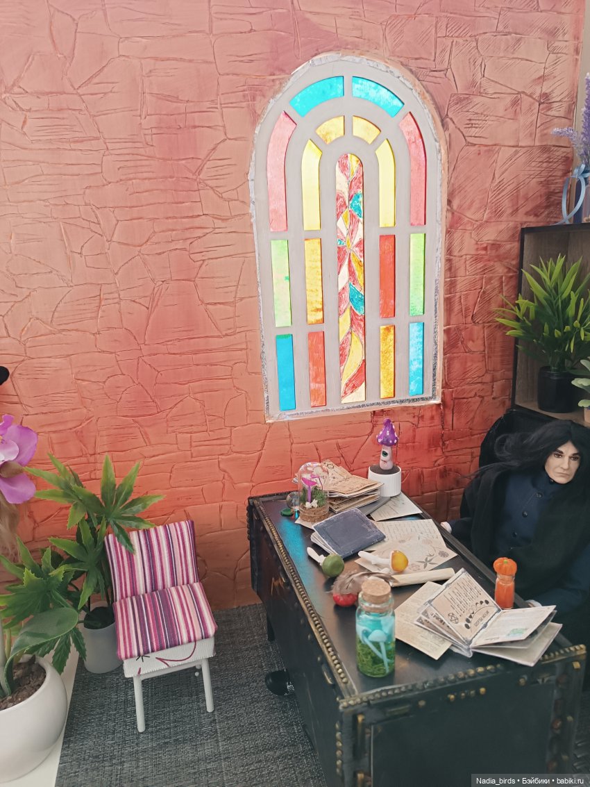Витражное окно в румбокс или фотофон