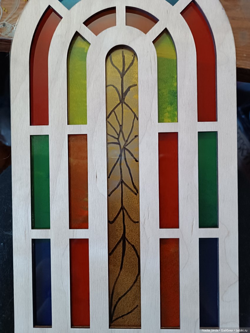 Витражное окно в румбокс или фотофон (фото 8)