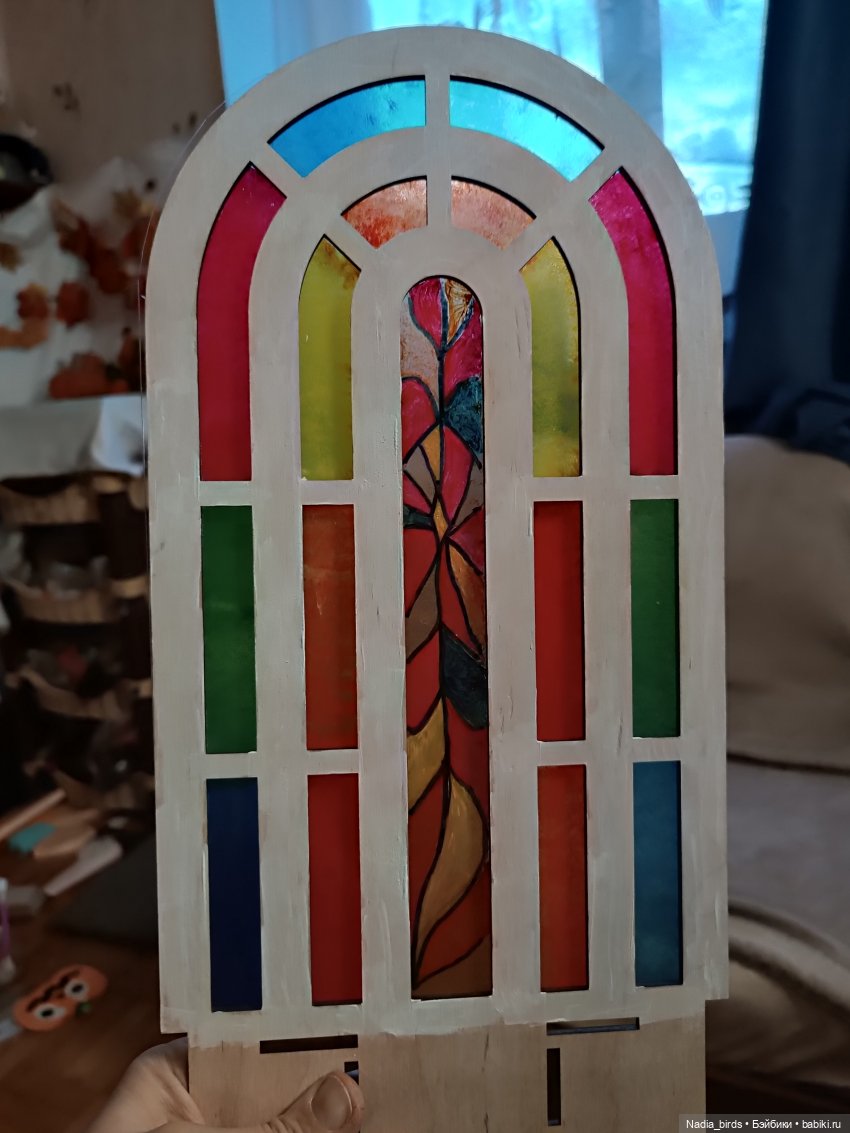 Витражное окно в румбокс или фотофон (фото 10)