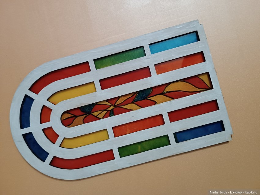 Витражное окно в румбокс или фотофон