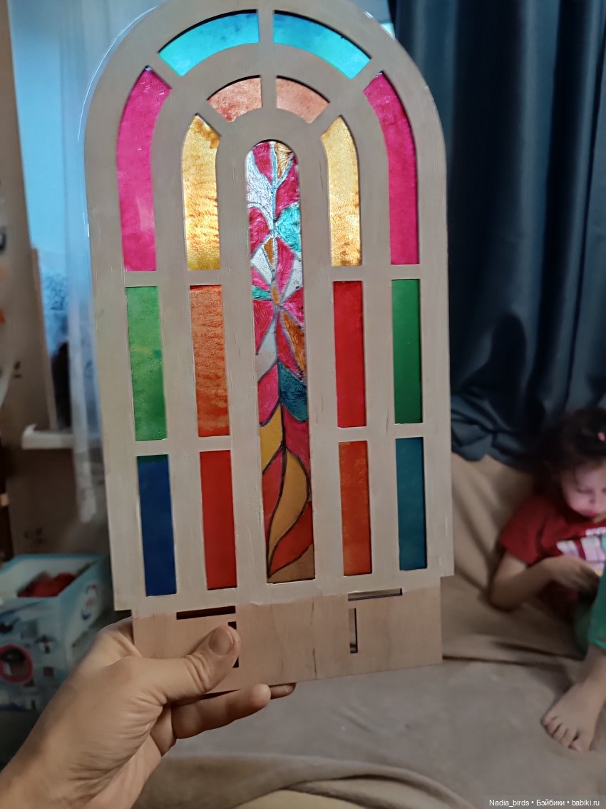 Витражное окно в румбокс или фотофон