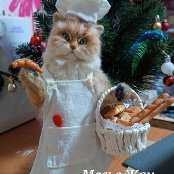 Месье Жан Круассан, новый шеф-повар "Кошачьей Лапки"