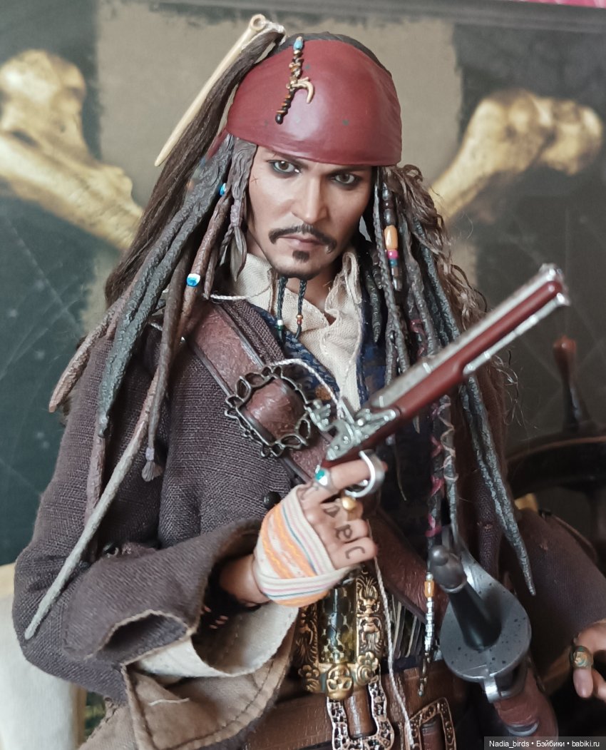 Капитан Джек Воробей от HotToys, версия стандарт | Бэйбики Капитан Джек Воробей от HotToys, версия стандарт (фото 7)