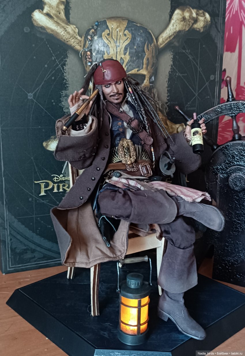 Капитан Джек Воробей от HotToys, версия стандарт | Бэйбики Капитан Джек Воробей от HotToys, версия стандарт