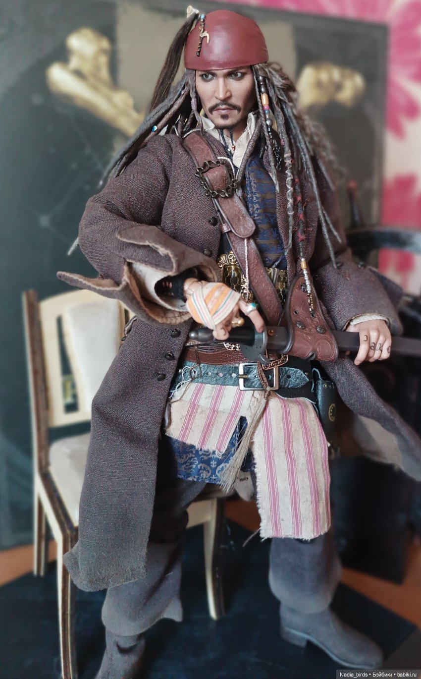 Капитан Джек Воробей от HotToys, версия стандарт | Бэйбики Капитан Джек Воробей от HotToys, версия стандарт (фото 5)