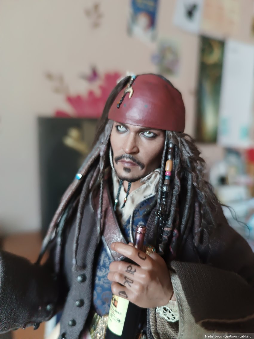 Капитан Джек Воробей от HotToys, версия стандарт | Бэйбики Капитан Джек Воробей от HotToys, версия стандарт