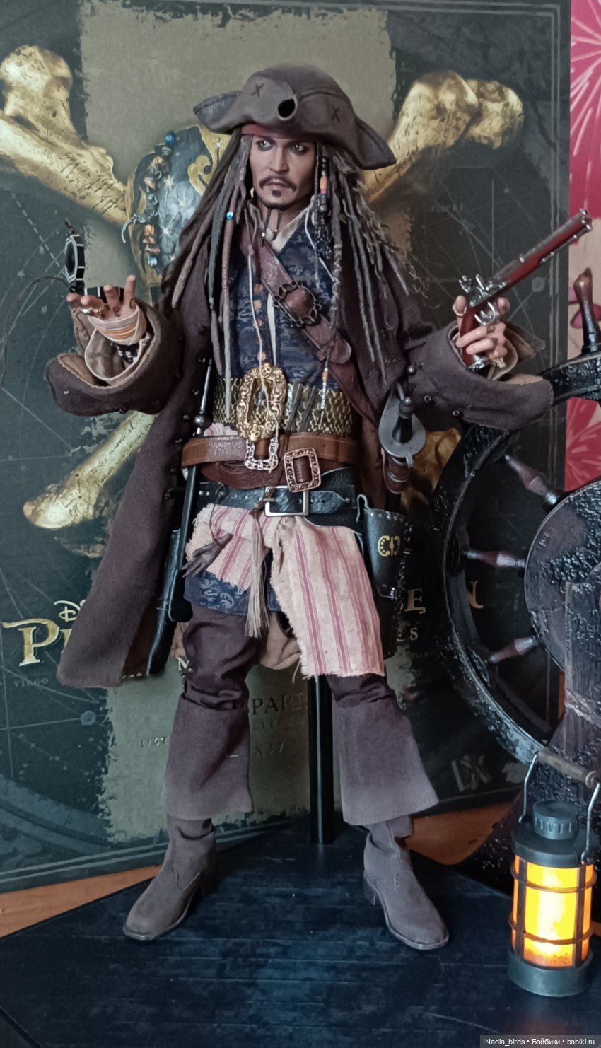 Капитан Джек Воробей от HotToys, версия стандарт | Бэйбики Капитан Джек Воробей от HotToys, версия стандарт