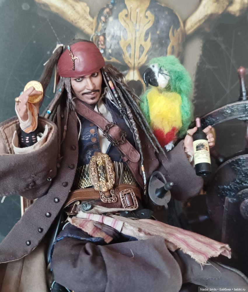 Капитан Джек Воробей от HotToys, версия стандарт | Бэйбики Капитан Джек Воробей от HotToys, версия стандарт