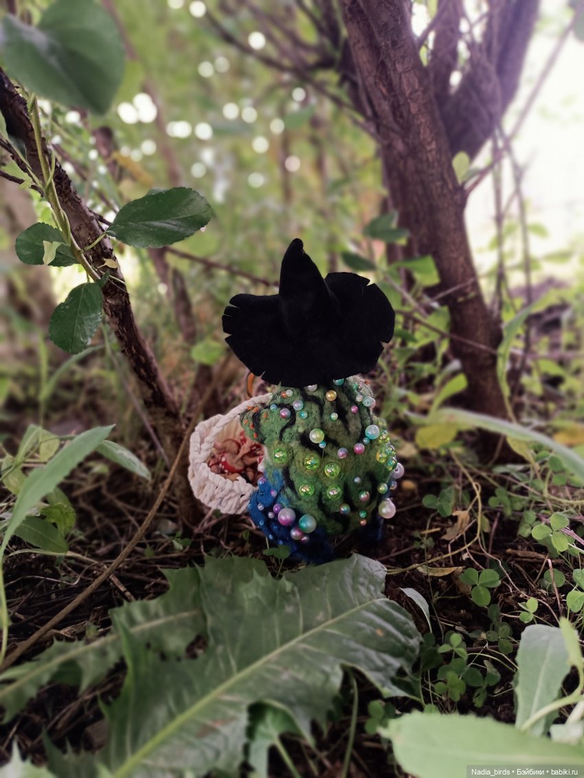 Оливер на прогулке — Валяные игрушки из шерсти: сухое валяние