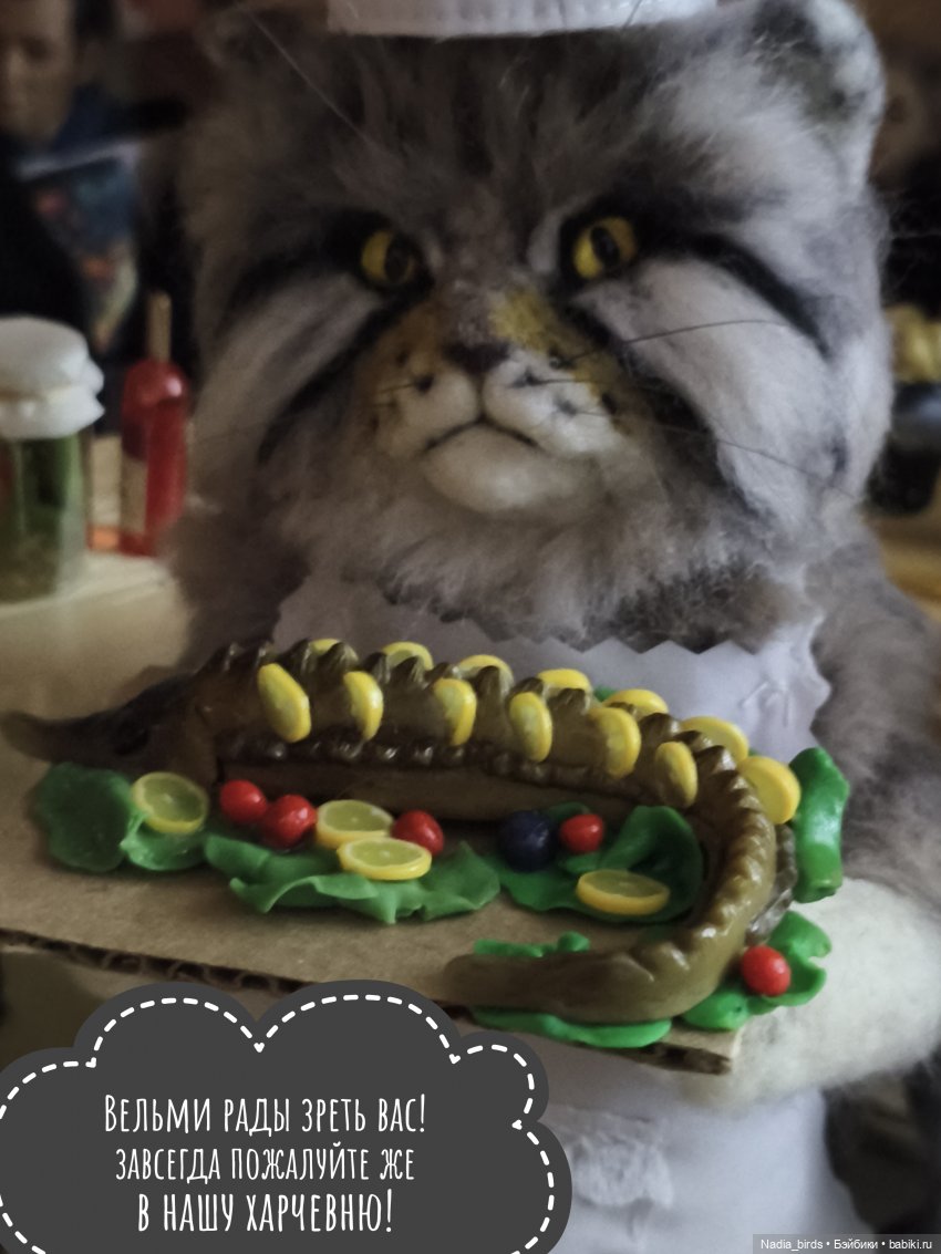 Кафе "Кошачья лапка": Торжественное открытие нового меню