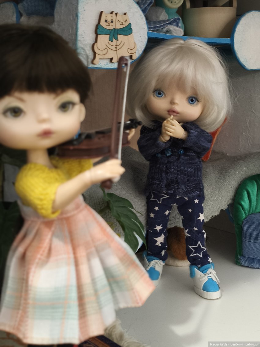 Фанечка скрипачка-) — Куклы Xiaomi Monst (Сяоми) и Pipitom: шарнирные (фото 6)