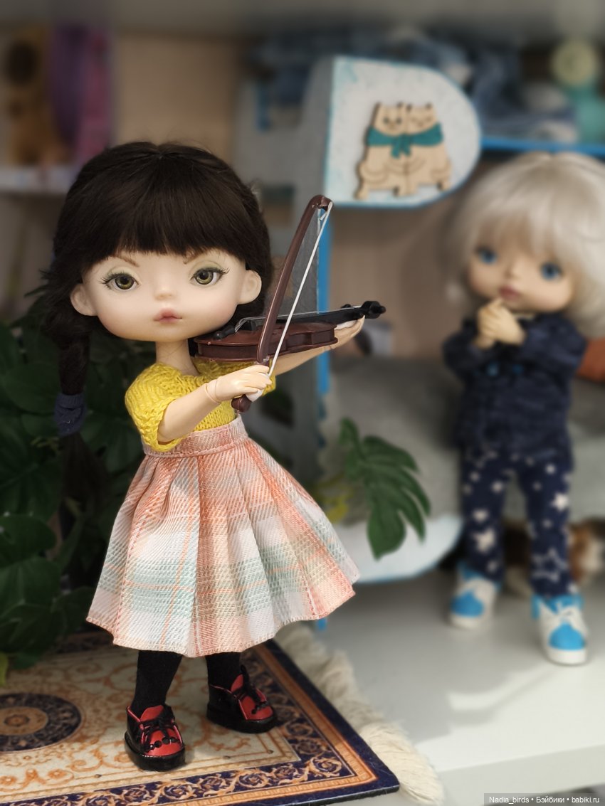 Фанечка скрипачка-) — Куклы Xiaomi Monst (Сяоми) и Pipitom: шарнирные (фото 5)