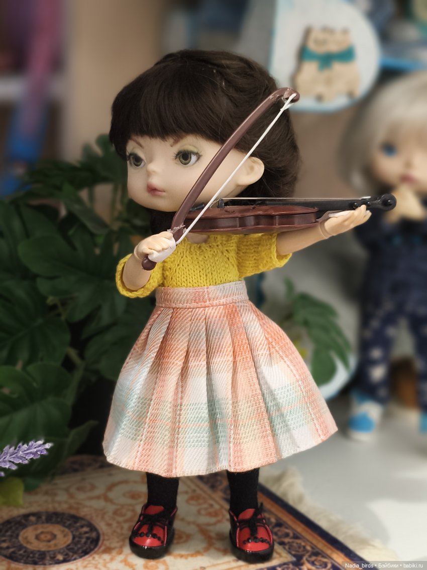 Фанечка скрипачка-) — Куклы Xiaomi Monst (Сяоми) и Pipitom: шарнирные