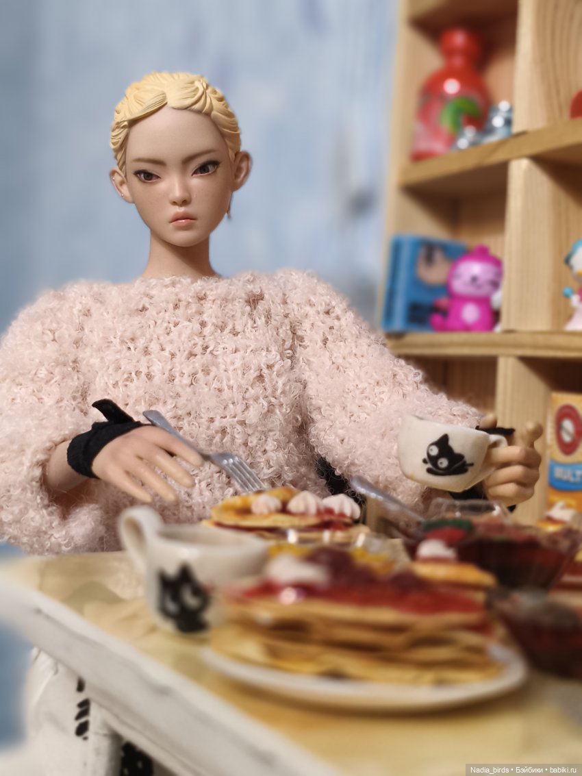 Дегустация блинов — Кукольная миниатюра своими руками: еда