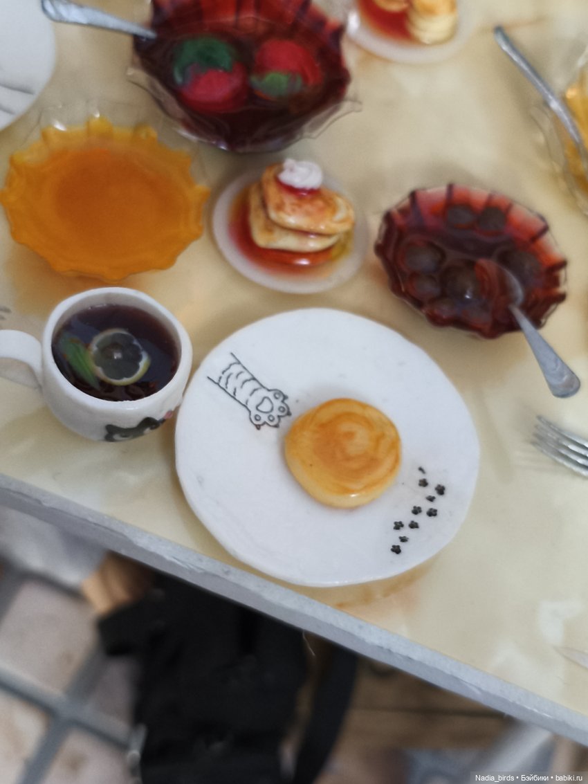 Дегустация блинов — Кукольная миниатюра своими руками: еда