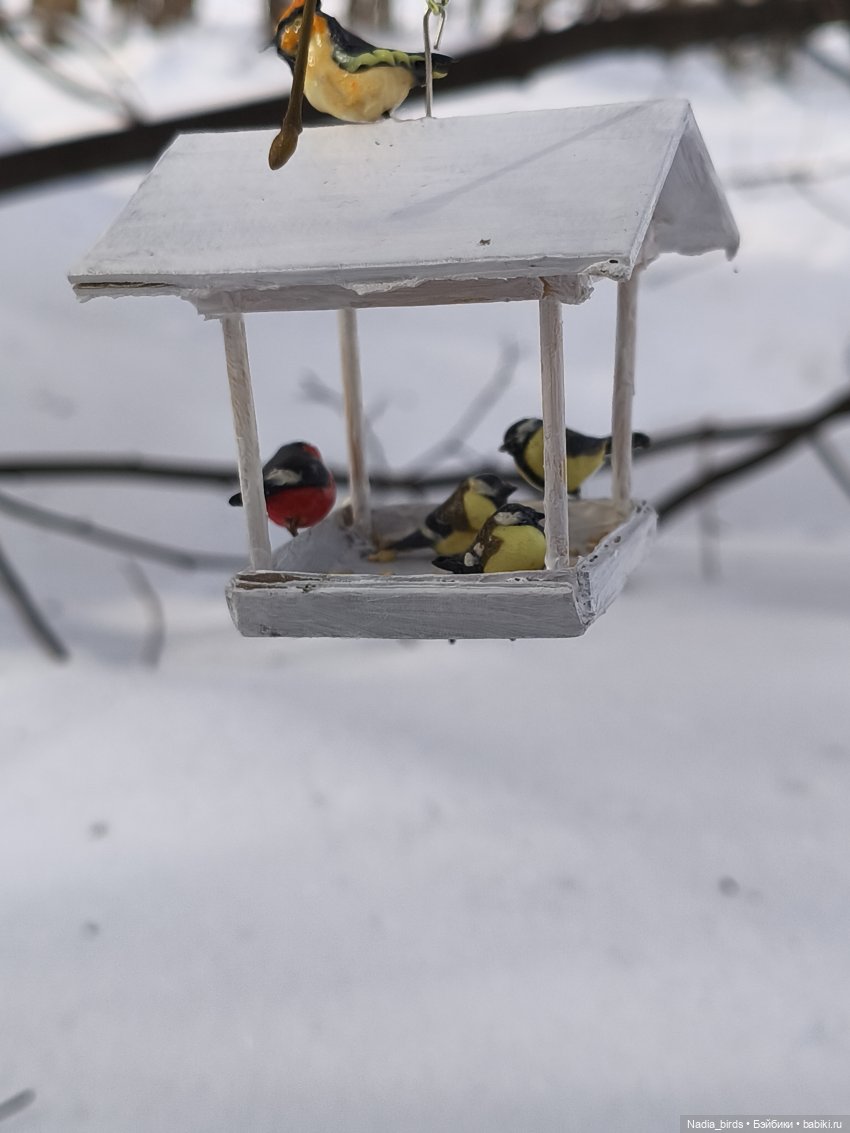 Покормите птичек зимой-) — Кукольная миниатюра своими руками: еда