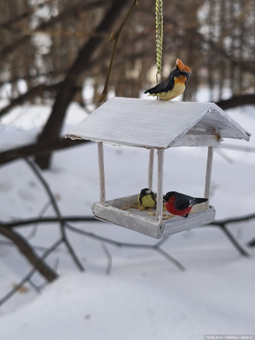 Покормите птичек зимой-) — Кукольная миниатюра своими руками: еда (фото 10)