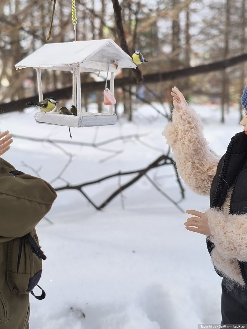Покормите птичек зимой-) — Кукольная миниатюра своими руками: еда
