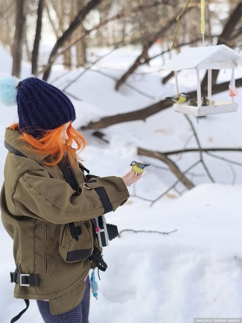 Покормите птичек зимой-) — Кукольная миниатюра своими руками: еда