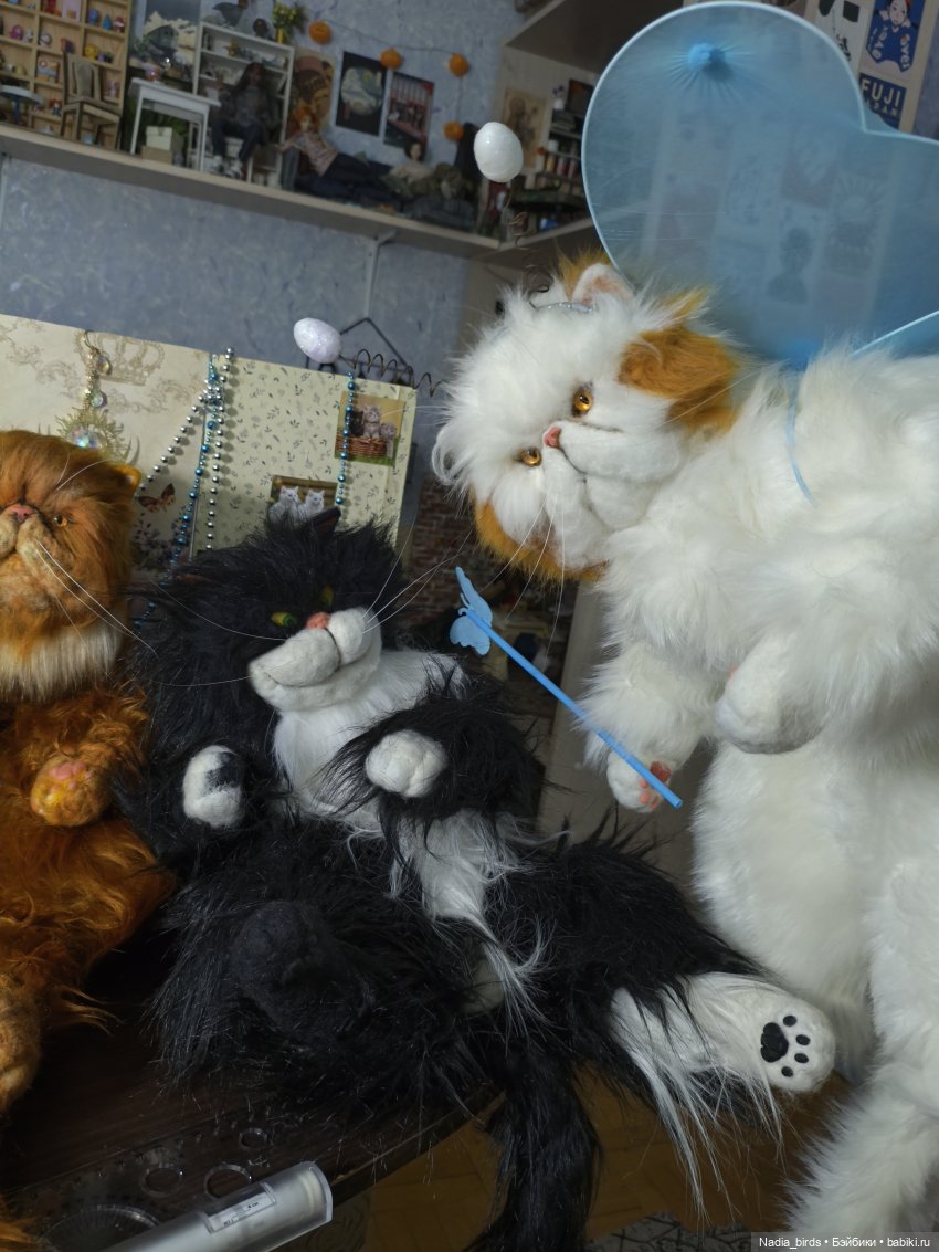 Люцифер и другие — Игрушки в смешанной технике (мех и глина): Арт