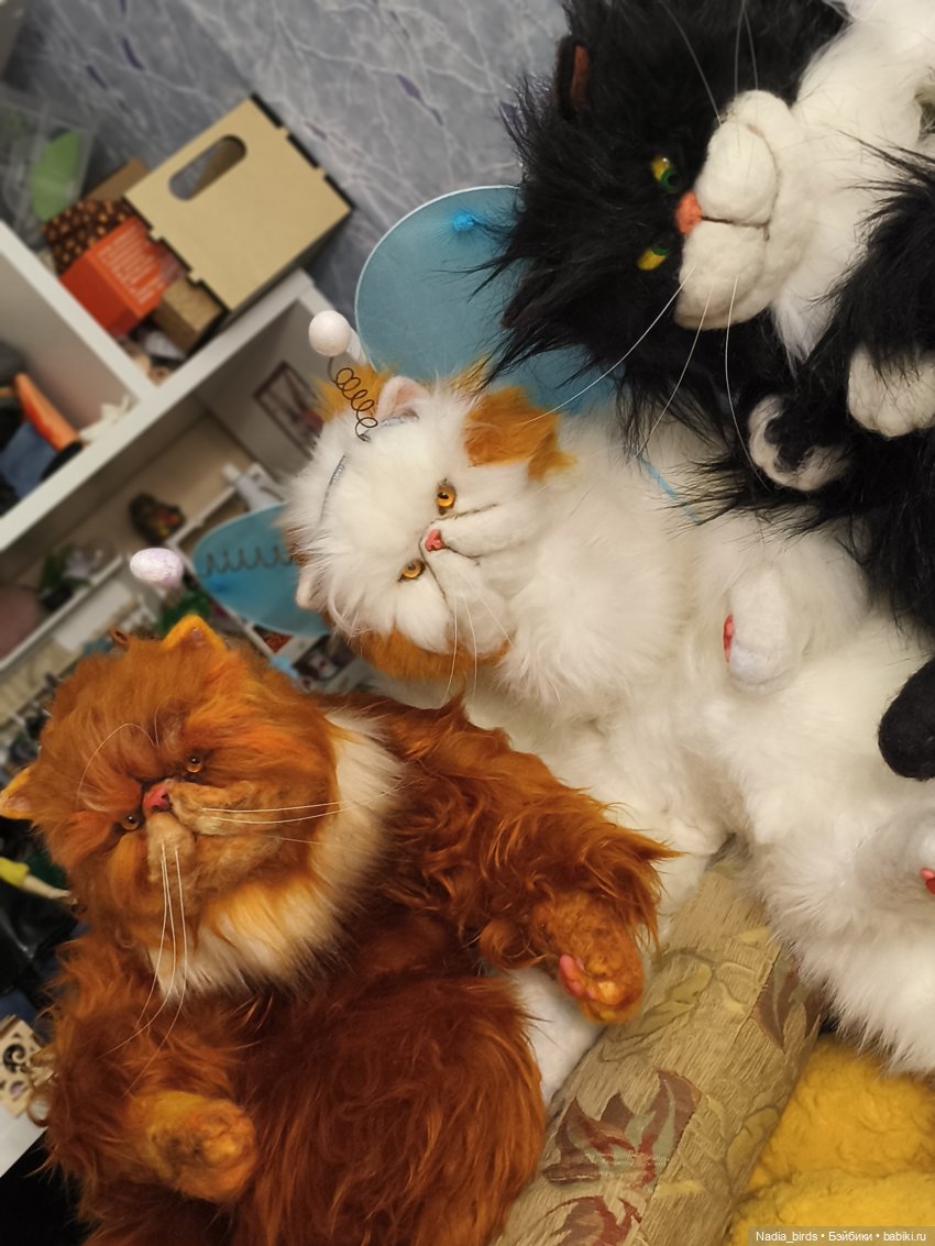 Люцифер и другие — Игрушки в смешанной технике (мех и глина): Арт