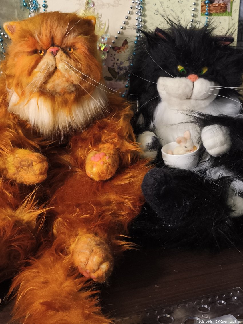 Люцифер и другие — Игрушки в смешанной технике (мех и глина): Арт (фото 10)